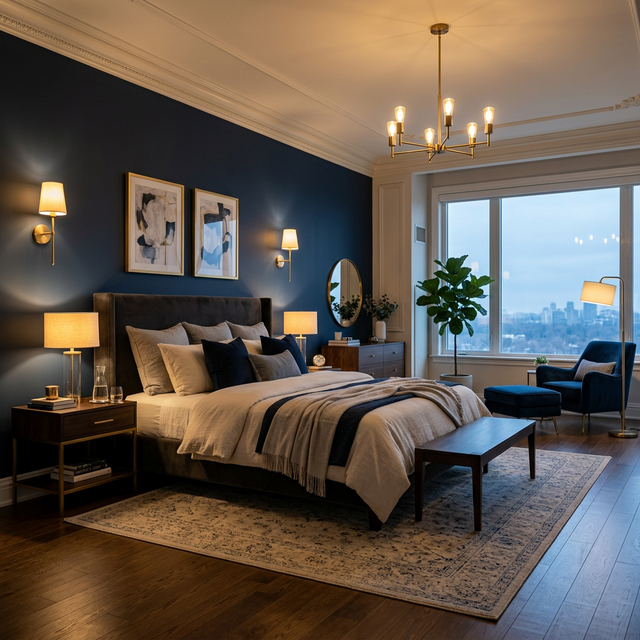 Dormitorios con acabados de alta gama